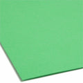 Smead Colored 1/3 Tab Cut Letter Recycled Fastener Folder, Green, 8 1/2" Width x 11" Length, 50 / Box, SMD12140