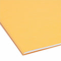 Smead Colored 1/3 Tab Cut Letter Recycled Top Tab File Folder, Goldenrod, 8 1/2" Width x 11" Length, 100 / Box, SMD12234
