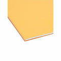 Smead Colored 1/3 Tab Cut Letter Recycled Top Tab File Folder, Goldenrod, 8 1/2" Width x 11" Length, 100 / Box, SMD12234