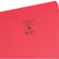 Smead Colored Straight Tab Cut Letter Recycled Top Tab File Folder, 8 1/2" Width x 11" Length, 100 / Box, SMD12710