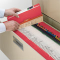 Smead Colored Straight Tab Cut Letter Recycled Top Tab File Folder, 8 1/2" Width x 11" Length, 100 / Box, SMD12710
