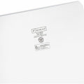 Smead Colored Straight Tab Cut Letter Recycled Top Tab File Folder, White, 8 1/2" Width x 11" Length, 100 / Box, SMD12810