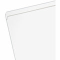 Smead Colored Straight Tab Cut Letter Recycled Top Tab File Folder, White, 8 1/2" Width x 11" Length, 100 / Box, SMD12810