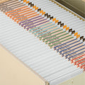Smead Colored Straight Tab Cut Letter Recycled Top Tab File Folder, White, 8 1/2" Width x 11" Length, 100 / Box, SMD12810