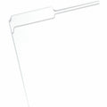Smead Colored 1/3 Tab Cut Letter Recycled Top Tab File Folder, White, 8 1/2" Width x 11" Length, 100 / Box, SMD12834
