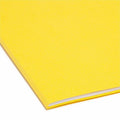 Smead Colored 1/3 Tab Cut Letter Recycled Top Tab File Folder, Yellow, 8 1/2" Width x 11" Length, 100 / Box, SMD12934