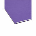 Smead Colored 1/3 Tab Cut Letter Recycled Top Tab File Folder, Purple, 8 1/2" Width x 11" Length, 100 / Box, SMD13034