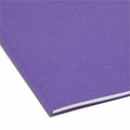 Smead Colored 1/3 Tab Cut Letter Recycled Top Tab File Folder, Purple, 8 1/2" Width x 11" Length, 100 / Box, SMD13034