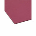 Smead Colored 1/3 Tab Cut Letter Recycled Top Tab File Folder, Maroon, 8 1/2" Width x 11" Length, 100 / Box, SMD13093