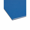 Smead Colored 1/3 Tab Cut Letter Recycled Top Tab File Folder, Navy Blue, 8 1/2" Width x 11" Length, 100 / Box, SMD13193