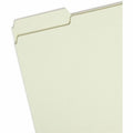 Smead 1/3 Tab Cut Letter Recycled Top Tab File Folder, Green, 8 1/2" Width x 11" Length, 25 / Box, SMD13230