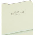Smead 1/3 Tab Cut Letter Recycled Top Tab File Folder, Green, 8 1/2" Width x 11" Length, 25 / Box, SMD13230