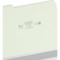 Smead 1/3 Tab Cut Letter Recycled Top Tab File Folder, Gray/Green, 8 1/2" Width x 11" Length, 25 / Box, SMD13234