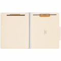 Smead 2/5 Tab Cut Letter Recycled Classification Folder, Manila, 8 1/2" Width x 11" Length, 10 / Box, SMD13700