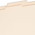 Smead 2/5 Tab Cut Letter Recycled Classification Folder, Manila, 8 1/2" Width x 11" Length, 10 / Box, SMD13700