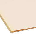 Smead 2/5 Tab Cut Letter Recycled Classification Folder, Manila, 8 1/2" Width x 11" Length, 10 / Box, SMD13700