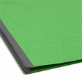 Smead Colored 2/5 Tab Cut Letter Recycled Classification Folder, Green, 8 1/2" Width x 11" Length, 10 / Box, SMD13702