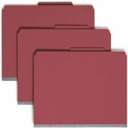 Smead SafeSHIELD 2/5 Tab Cut Letter Recycled Classification Folder, 1 Box