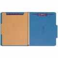 Smead SafeSHIELD 2/5 Tab Cut Letter Recycled Classification Folder, Dark Blue, 8 1/2" Width x 11" Length, 10 / Box, SMD13732