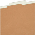 Smead SafeSHIELD 2/5 Tab Cut Letter Recycled Classification Folder, Gray/Green, 8 1/2" Width x 11" Length, 10 / Box, SMD13776
