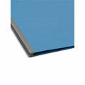 Smead Colored 2/5 Tab Cut Letter Recycled Classification Folder, Blue, 8 1/2" Width x 11" Length, 10 / Box, SMD14001