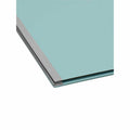 Smead SafeSHIELD 2/5 Tab Cut Letter Recycled Classification Folder, Blue, 8 1/2" Width x 11" Length, 10 / Box, SMD14030