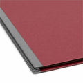 Smead SafeSHIELD 2/5 Tab Cut Letter Recycled Classification Folder, Bright Red, 8 1/2" Width x 11" Length, 10 / Box, SMD14031