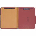 Smead SafeSHIELD 2/5 Tab Cut Letter Recycled Classification Folder, Bright Red, 8 1/2" Width x 11" Length, 10 / Box, SMD14031
