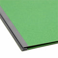 Smead SafeSHIELD 2/5 Tab Cut Letter Recycled Classification Folder, Green, 8 1/2" Width x 11" Length, 10 / Box, SMD14033