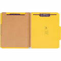 Smead SafeSHIELD 2/5 Tab Cut Letter Recycled Classification Folder, Yellow, 8 1/2" Width x 11" Length, 10 / Box, SMD14034