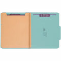 Smead SafeSHIELD 2/5 Tab Cut Letter Recycled Classification Folder, Blue, 8 1/2" Width x 11" Length, 10 / Box, SMD14094