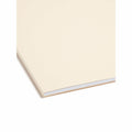 Smead Straight Tab Cut Letter Recycled Fastener Folder, Manila, 8 1/2" Width x 11" Length, 50 / Box, SMD14510