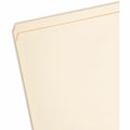 Smead Straight Tab Cut Letter Recycled Fastener Folder, Manila, 8 1/2" Width x 11" Length, 50 / Box, SMD14510