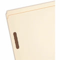 Smead Straight Tab Cut Letter Recycled Fastener Folder, Manila, 8 1/2" Width x 11" Length, 50 / Box, SMD14513
