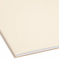 Smead 1/3 Tab Cut Letter Recycled Fastener Folder, Manila, 8 1/2" Width x 11" Length, 50 / Box, SMD14534