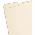 Smead 1/3 Tab Cut Letter Recycled Fastener Folder, Manila, 8 1/2" Width x 11" Length, 50 / Box, SMD14534