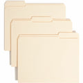 Smead 1/3 Tab Cut Letter Recycled Fastener Folder, Manila, 8 1/2" Width x 11" Length, 50 / Box, SMD14534