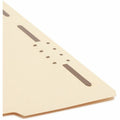 Smead 1/3 Tab Cut Letter Recycled Fastener Folder, Manila, 8 1/2" Width x 11" Length, 50 / Box, SMD14547