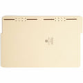 Smead 1/3 Tab Cut Letter Recycled Fastener Folder, Manila, 8 1/2" Width x 11" Length, 50 / Box, SMD14547