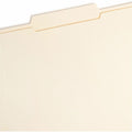 Smead 2/5 Tab Cut Letter Recycled Fastener Folder, Manila, 8 1/2" Width x 11" Length, 50 / Box, SMD14580