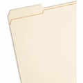Smead 1/3 Tab Cut Letter Recycled Fastener Folder, Manila, 8 1/2" Width x 11" Length, 50 / Box, SMD14595