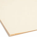 Smead 1/3 Tab Cut Letter Recycled Fastener Folder, Manila, 8 1/2" Width x 11" Length, 50 / Box, SMD14595