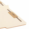 Smead 1/3 Tab Cut Letter Recycled Fastener Folder, Manila, 8 1/2" Width x 11" Length, 50 / Box, SMD14595