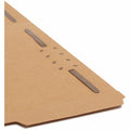 Smead 1/3 Tab Cut Letter Recycled Fastener Folder, Kraft, 8 1/2" Width x 11" Length, 50 / Box, SMD14837