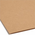 Smead 2/5 Tab Cut Letter Recycled Fastener Folder, Kraft, 8 1/2" Width x 11" Length, 50 / Box, SMD14880