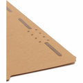 Smead 2/5 Tab Cut Letter Recycled Fastener Folder, Kraft, 8 1/2" Width x 11" Length, 50 / Box, SMD14880