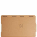 Smead 2/5 Tab Cut Letter Recycled Fastener Folder, Kraft, 8 1/2" Width x 11" Length, 50 / Box, SMD14880