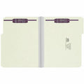 Smead 1/3 Tab Cut Letter Recycled Fastener Folder, Green, 8 1/2" Width x 11" Length, 25 / Box, SMD14931