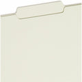 Smead 2/5 Tab Cut Letter Recycled Fastener Folder, Green, 8 1/2" Width x 11" Length, 25 / Box, SMD14980