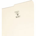 Smead 1/2 Tab Cut Legal Recycled Top Tab File Folder, Manila, 8 1/2" Width x 14" Length, 100 / Box, SMD15320